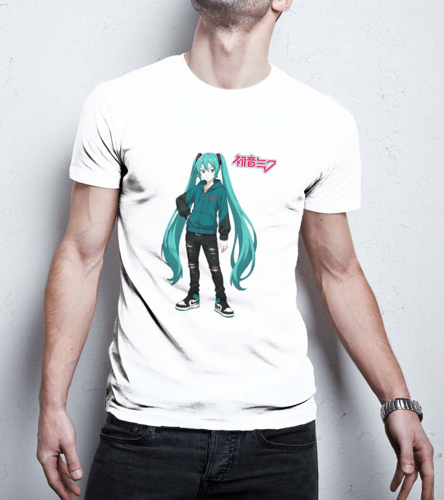 初音ミク Atlanta Miku Character T-Shirt