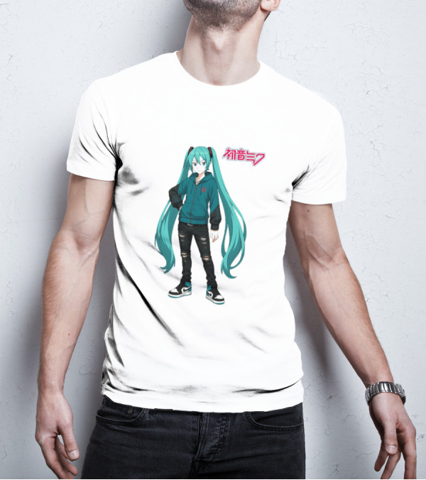 初音ミク Atlanta Miku Character T-Shirt