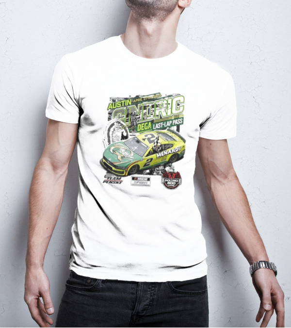 Austin Cindric April 27th Dega Last-Lap Pass Menards 2 Jack Link's 500 Nascar Cup Series T-Shirt