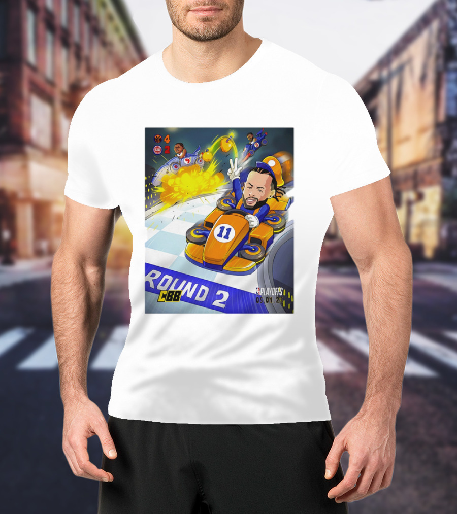 CBB Playoffs 2025 Round 2 Cartoon 05.01.25 T-Shirt