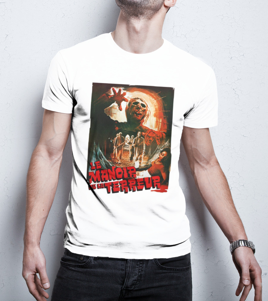 Le Manoir De La Terreur Horror Art T-Shirt