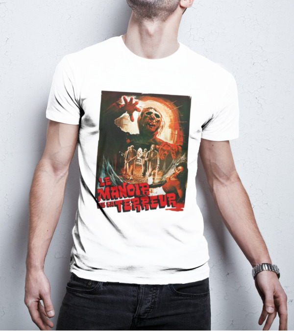 Le Manoir De La Terreur Horror Art T-Shirt