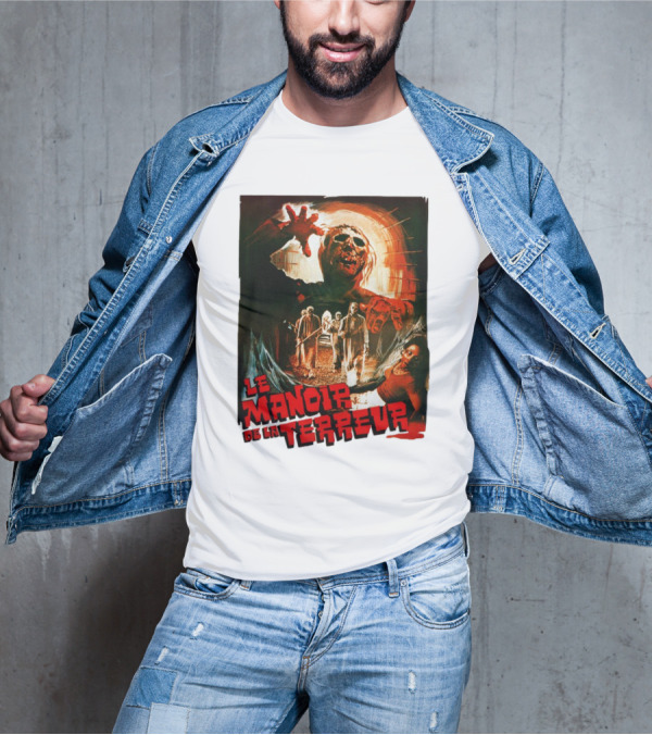Le Manoir De La Terreur Horror Art T-Shirt
