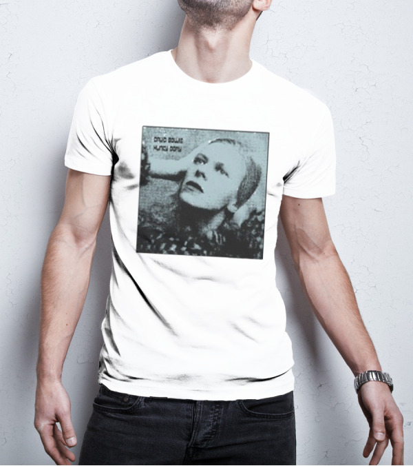 David Bowie Hunky Dory Album Cover Iconic 1971 Retro Style T-Shirt