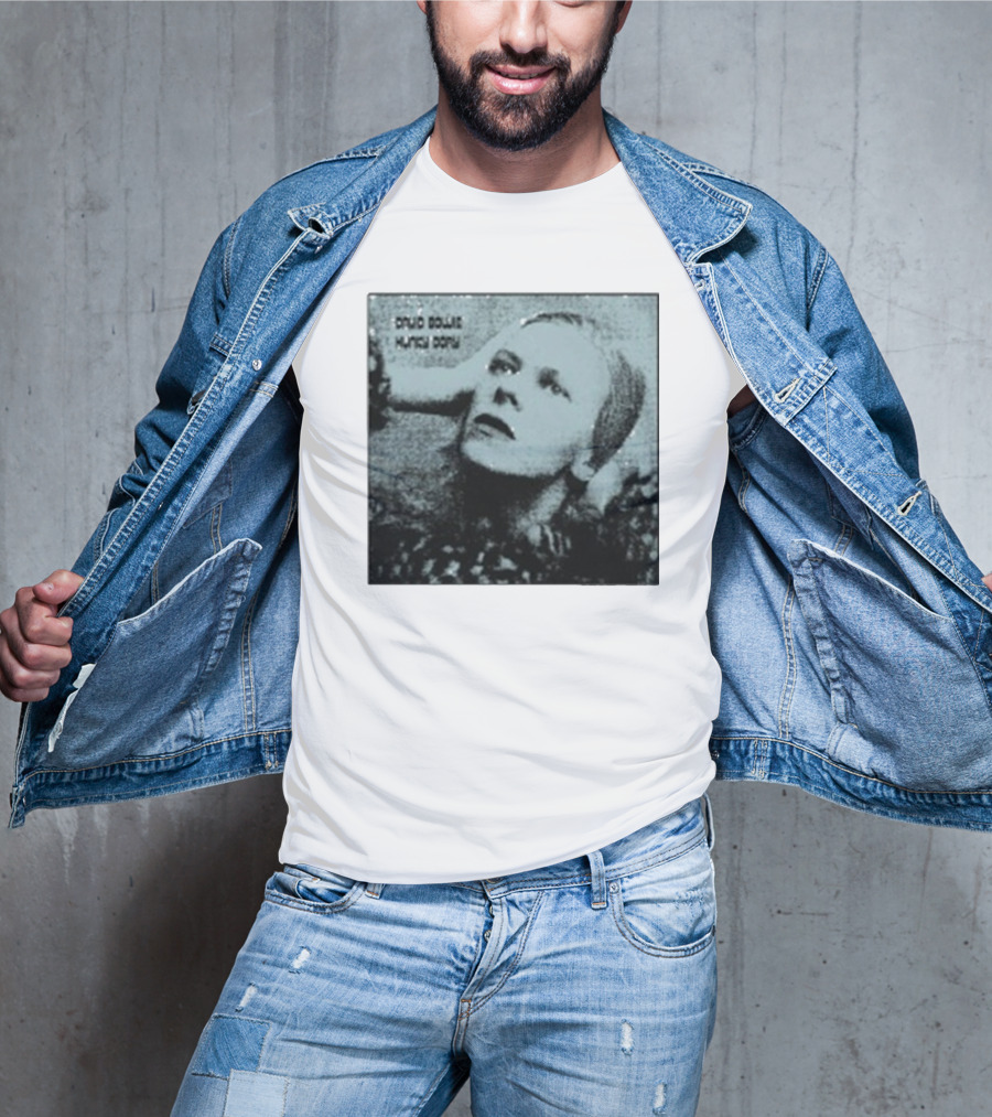 David Bowie Hunky Dory Album Cover Iconic 1971 Retro Style T-Shirt