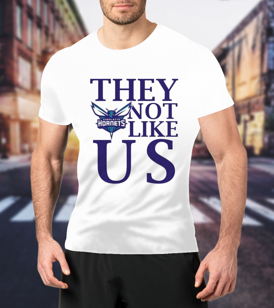 Charlotte Hornets They Not Like Us T-Shirt