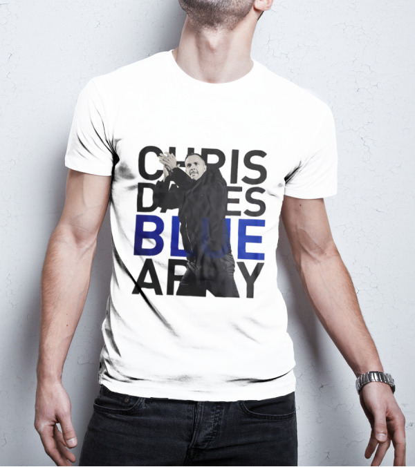 Chris Davies Blue Army Leadership And Inspiration T-Shirt