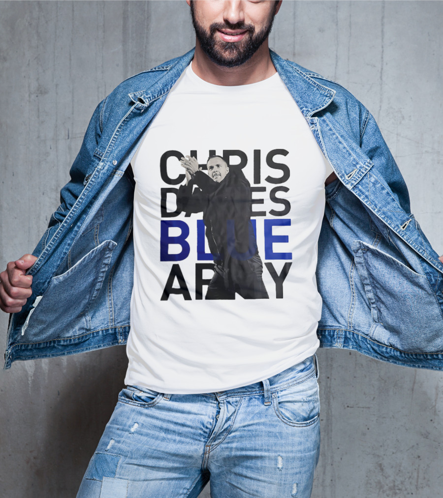 Chris Davies Blue Army Leadership And Inspiration T-Shirt