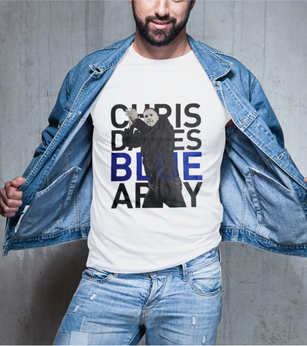 Chris Davies Blue Army Leadership And Inspiration T-Shirt