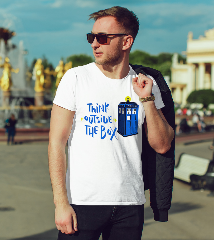 Think Outside The Box Doctor Who Tardis T-Shirt
