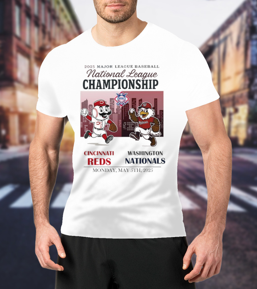 2025 Major National League Championship Cincinnati Reds Nationals T-Shirt