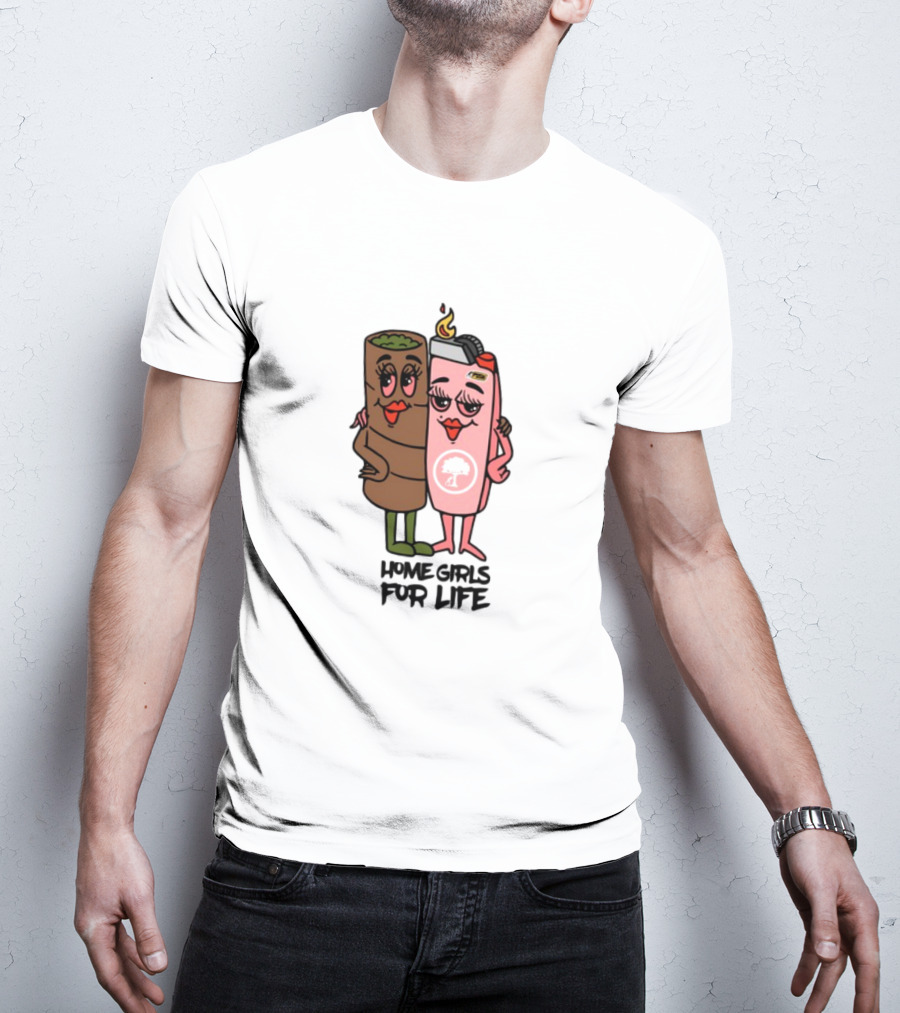 Push Trees Dope.As.Yola Home Girls For Life T-Shirt