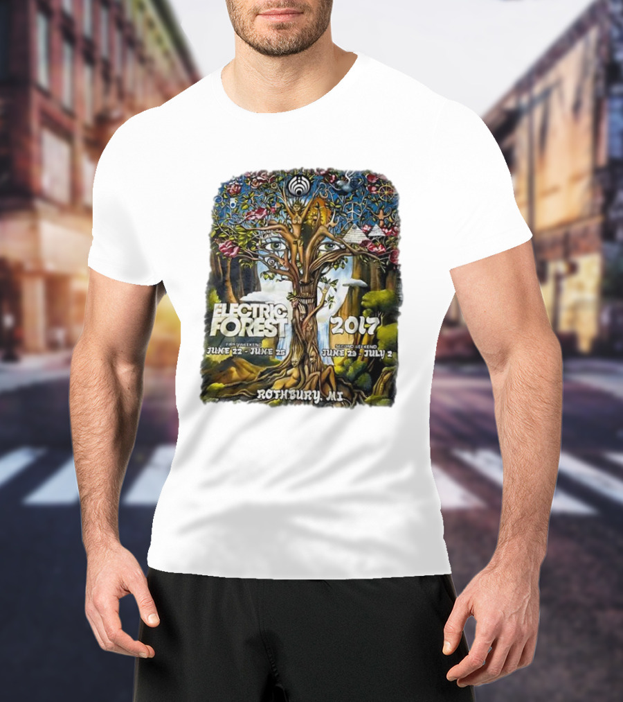 Electric Forest 2017 Tree Art June 22-25 Rothbury MI T-Shirt