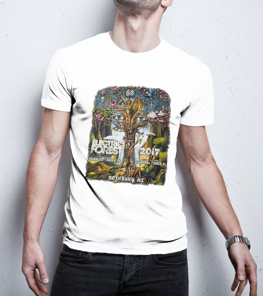 Electric Forest 2017 Tree Art June 22-25 Rothbury MI T-Shirt