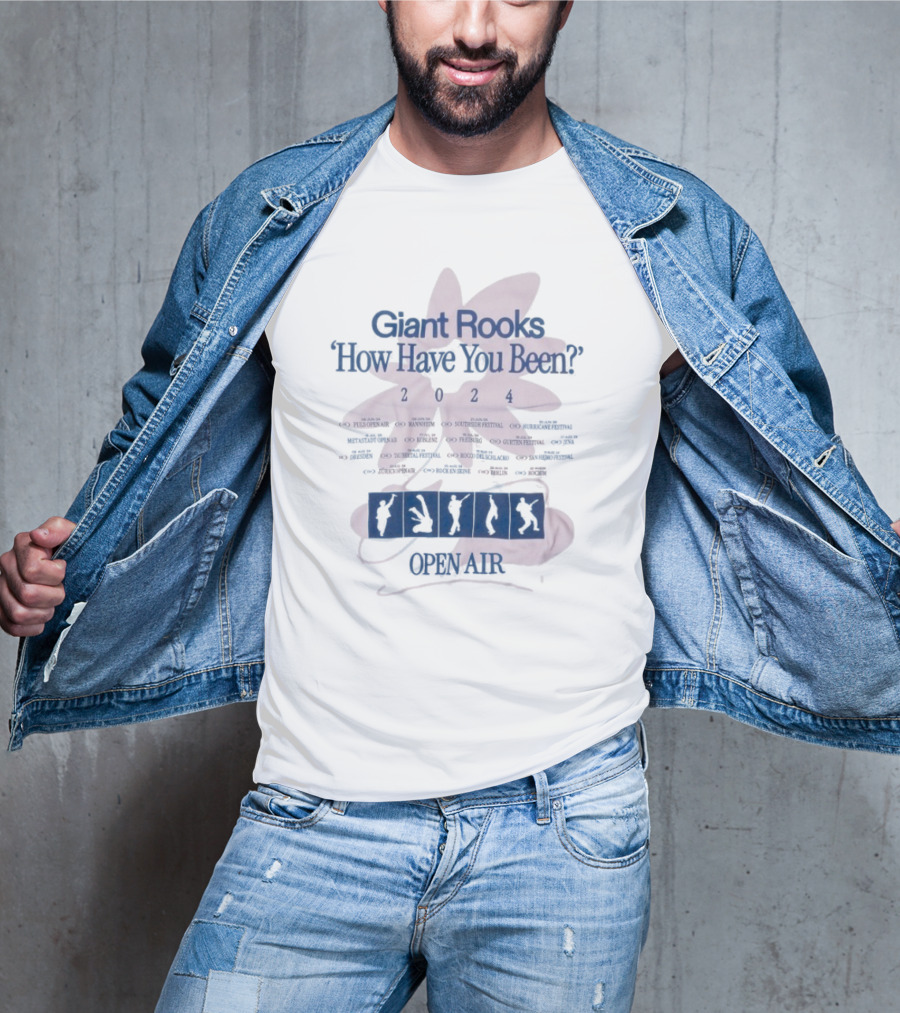 Giant Rooks How Have You Been Open Air 2024 Tour T-Shirt