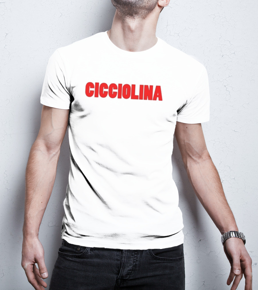 Erika Vikman Cicciolina Red Bold Statement T-Shirt