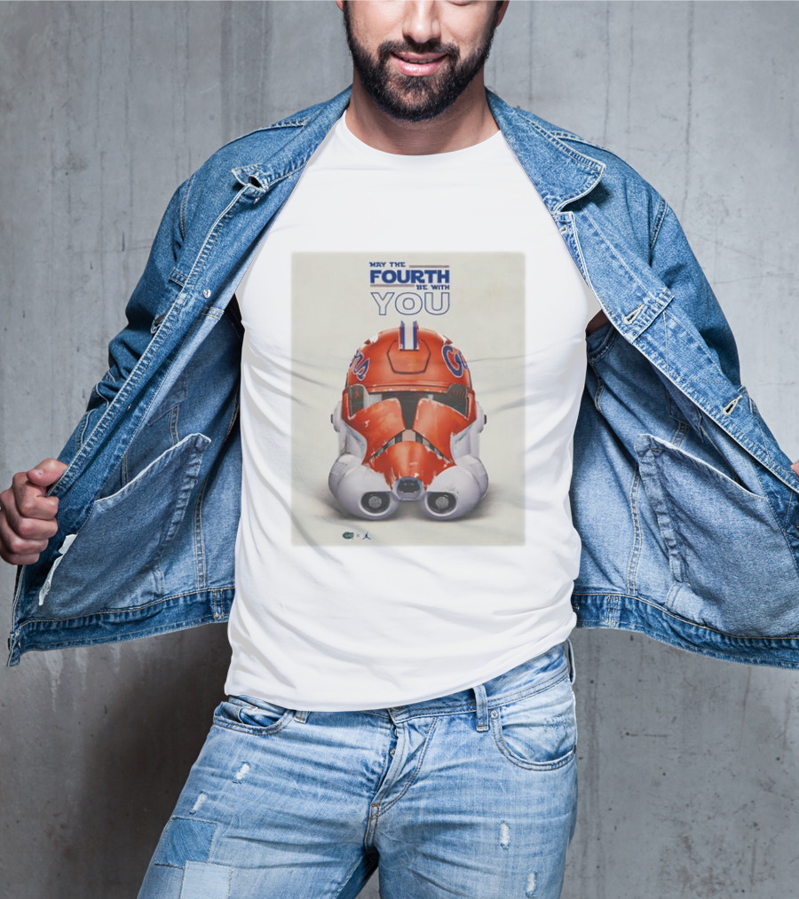 May The Fourth Be With You Florida Gators Helmet T-Shirt