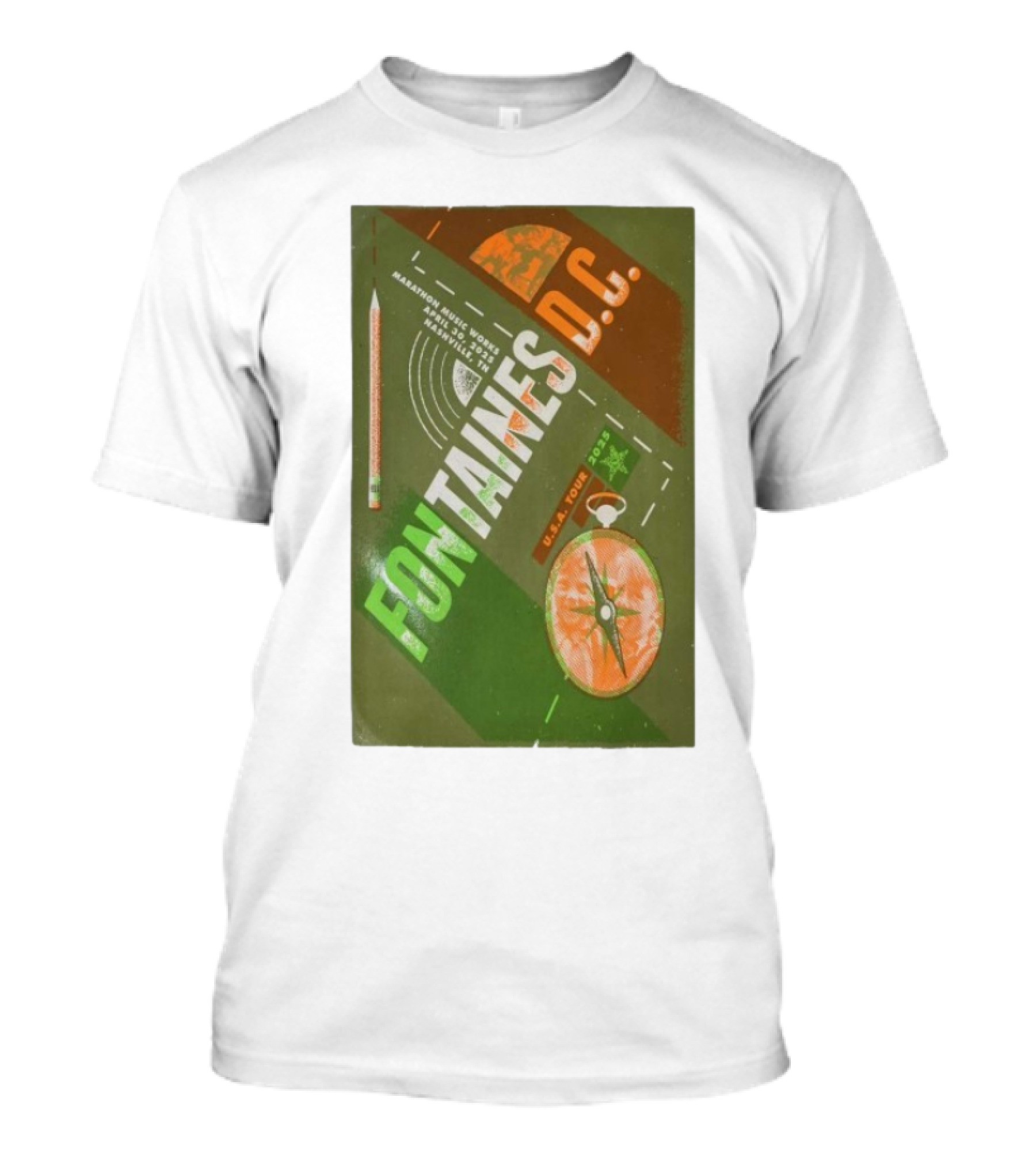 FONTANIES D.C. Marathon Music Works Nashville TN April 30 2025 USA Tour 2025 T-Shirt