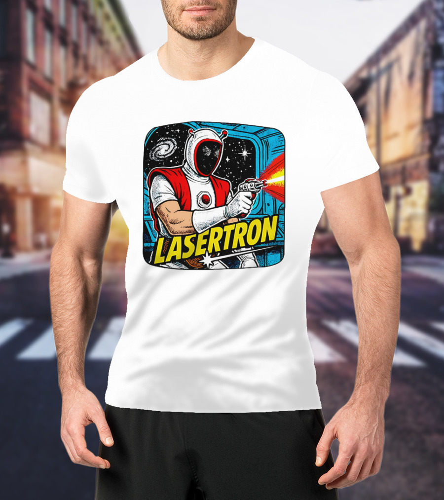 Héctor Guerrero Professional Wrestler Lasertron Space Adventure T-Shirt