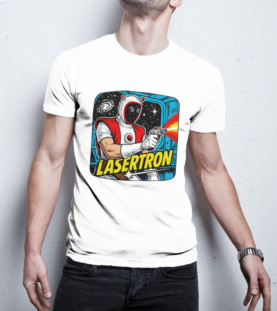 Héctor Guerrero Professional Wrestler Lasertron Space Adventure T-Shirt