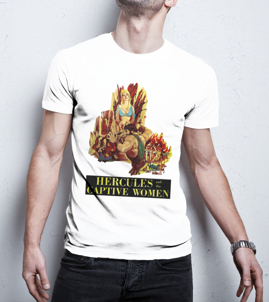 Hercules And The Captive Women Classic Movie Vintage Art T-Shirt