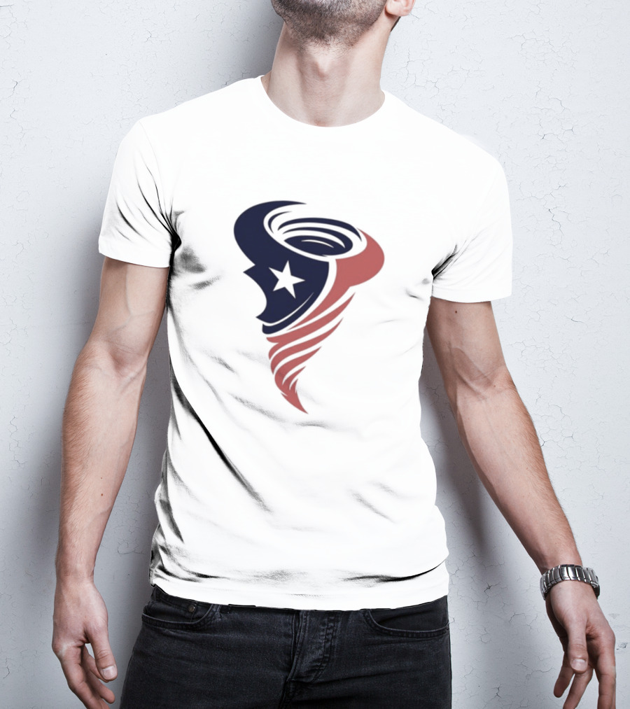 Houston Cyclones Tornado Star Symbol T-Shirt
