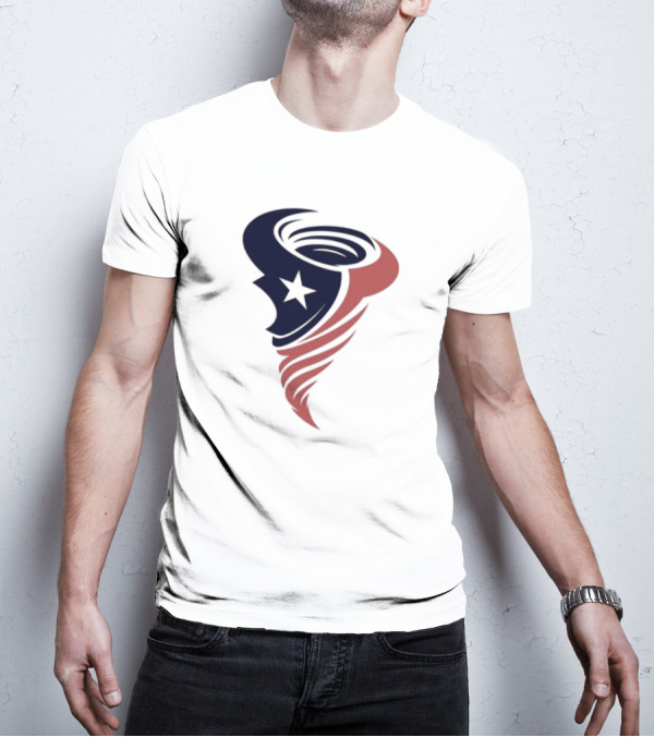 Houston Cyclones Tornado Star Symbol T-Shirt