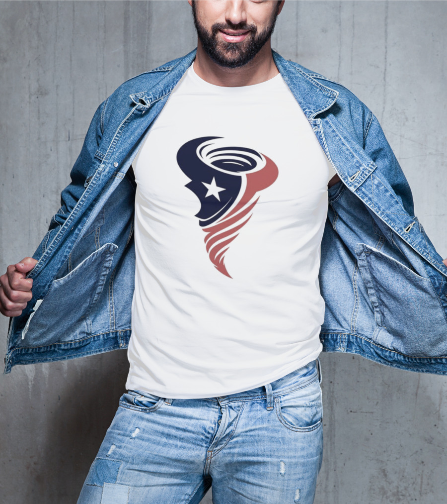 Houston Cyclones Tornado Star Symbol T-Shirt