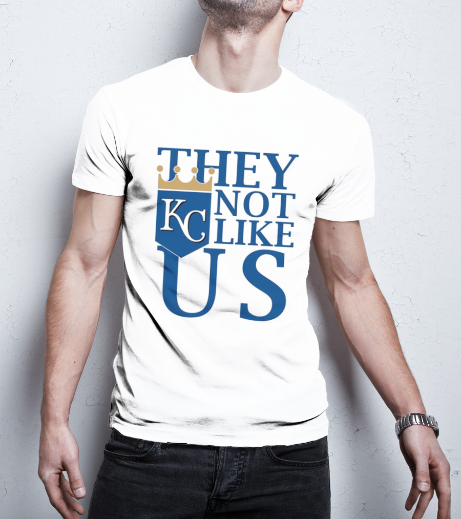 They Not Like Us KC Royals Crown Icon T-Shirt