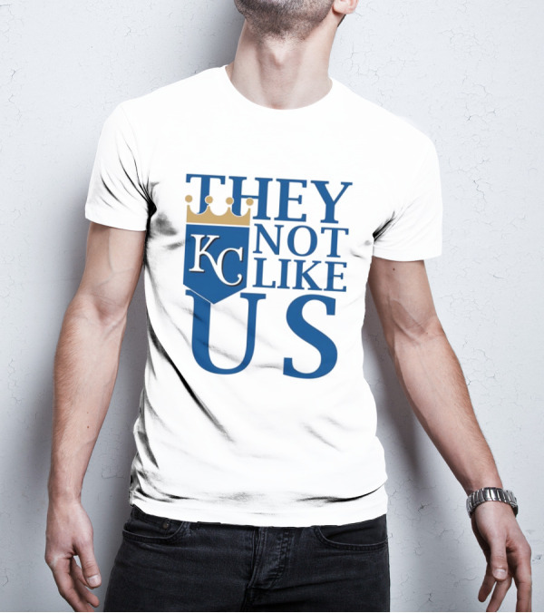 They Not Like Us KC Royals Crown Icon T-Shirt