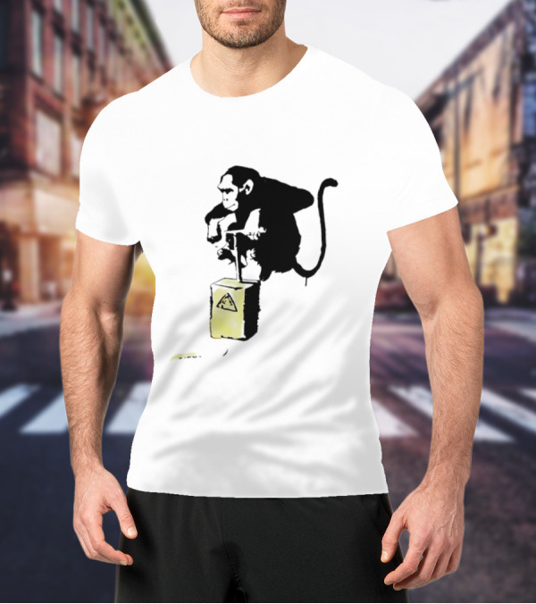 Lex Luthor Bricks Bomb Banana Banksy Influenced T-Shirt