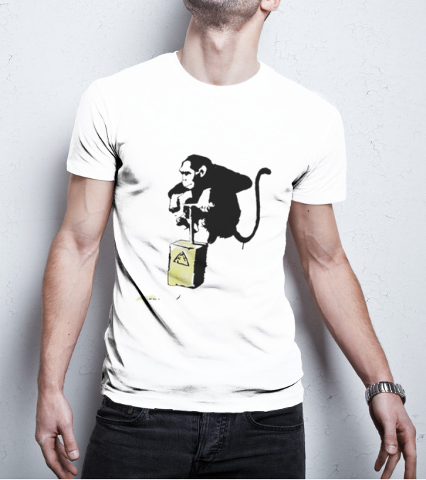 Lex Luthor Bricks Bomb Banana Banksy Influenced T-Shirt