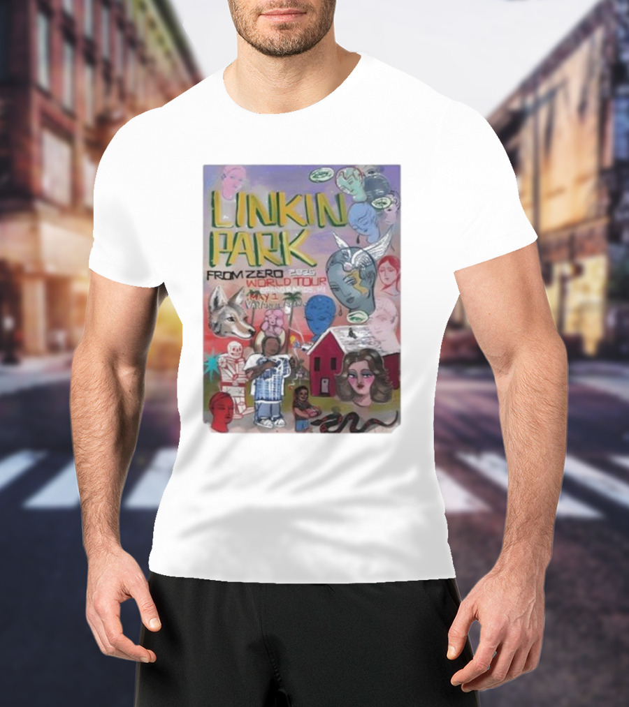 Linkin Park From Zero 2025 World Tour Van Andel Arena Grand Rapids MI May 1st Sofia Enriquez T-Shirt