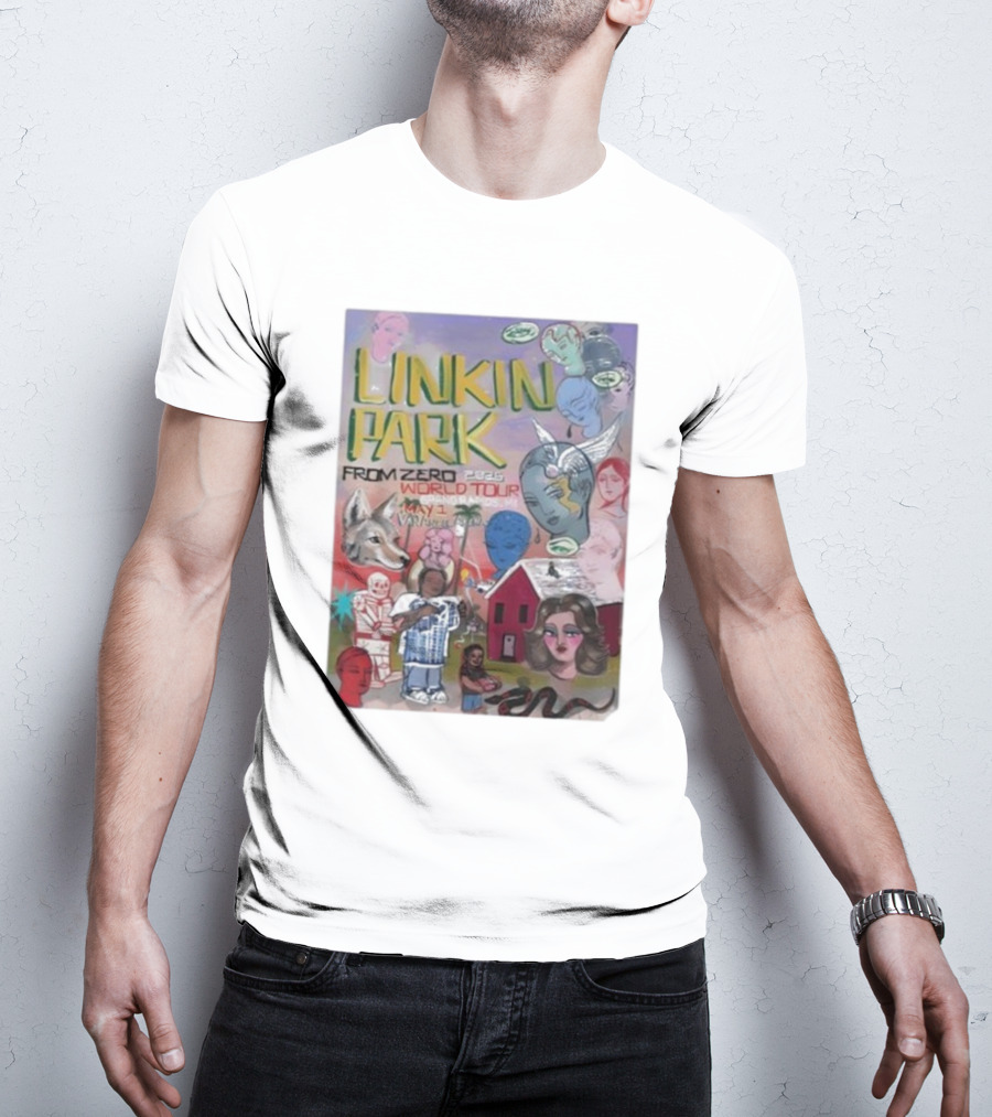 Linkin Park From Zero 2025 World Tour Van Andel Arena Grand Rapids MI May 1st Sofia Enriquez T-Shirt