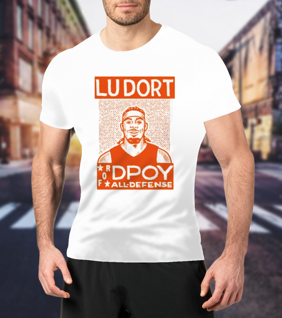 Lu Dort DPOY All Defense Recognition Graphic T-Shirt