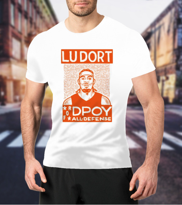 Lu Dort DPOY All Defense Recognition Graphic T-Shirt