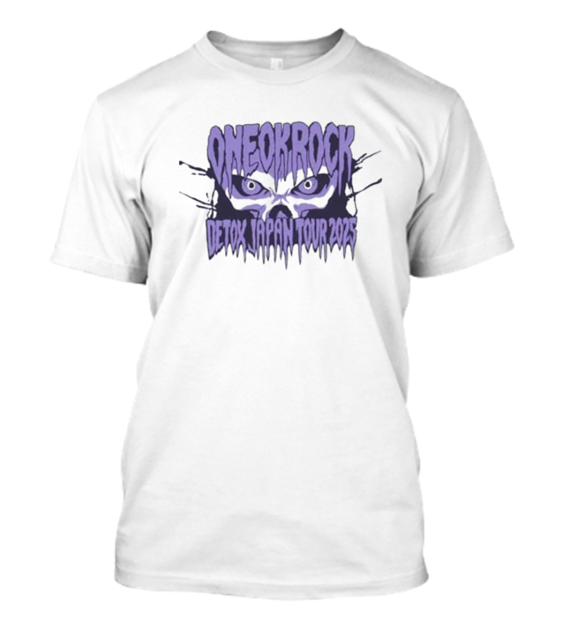 ONE OK ROCK Detox Japan Tour 2025 Skull Head T-Shirt