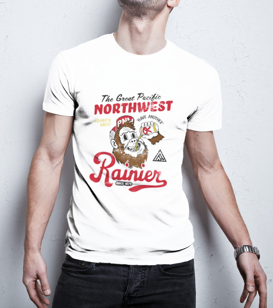 Rainier The Great Pacific Northwest Bear T-Shirt