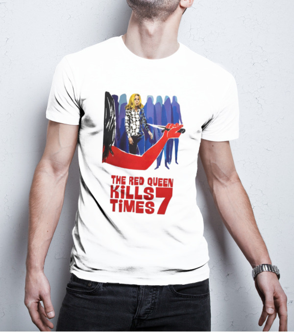 The Red Queen Kills Seven Times Red Arm Woman And Figures T-Shirt