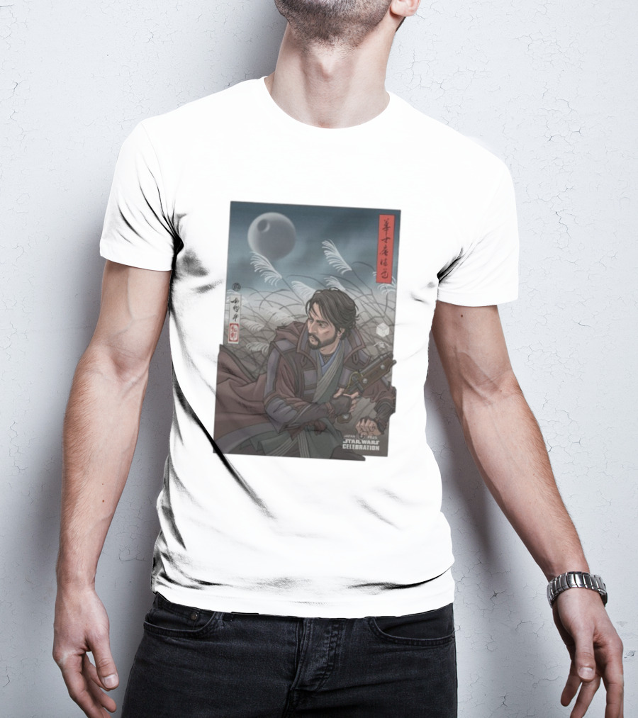 Japan 2025 Star Wars Celebration Cassian Andor Badge Art Final Reveal T-Shirt