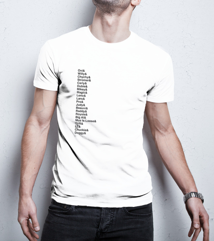 Washington Hockey Legends Team Players List The Babes T-Shirt