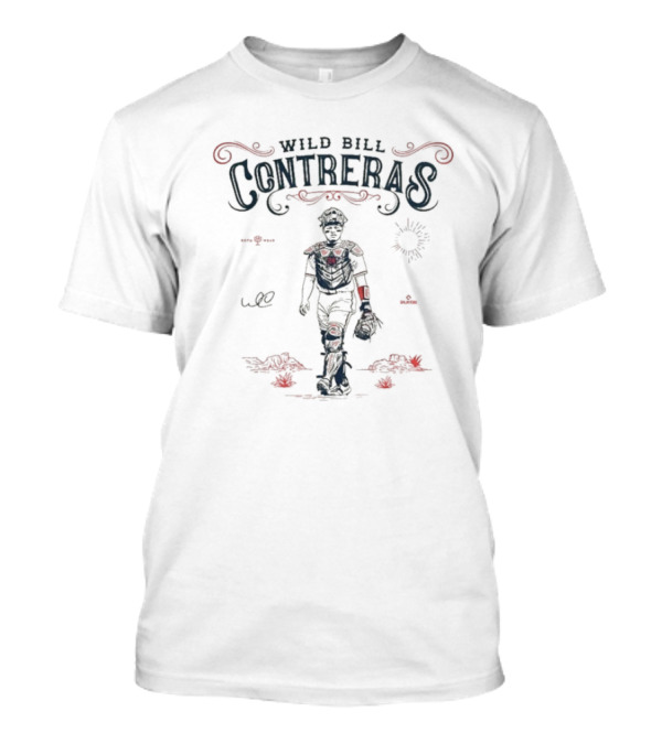 Wild Bill Contreras Western Cowboy Scene T-Shirt