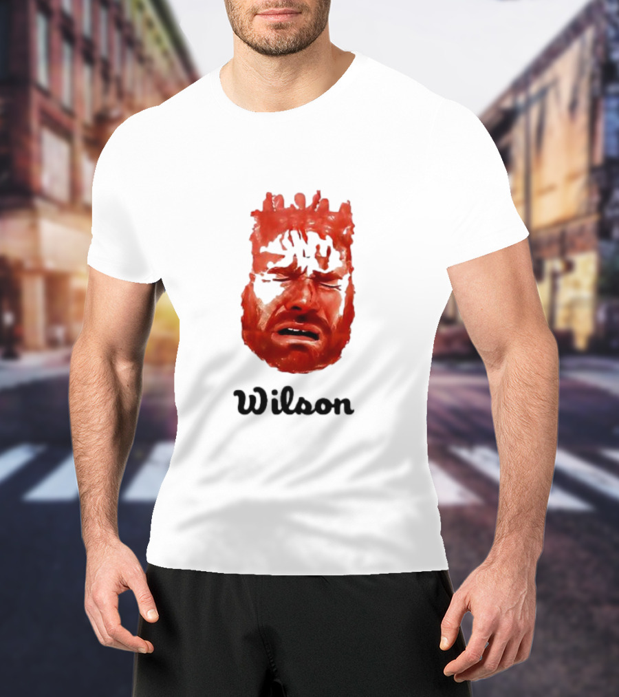 Wilson Tom Wilson Fake Crying Meme Red Face 2025 T-Shirt