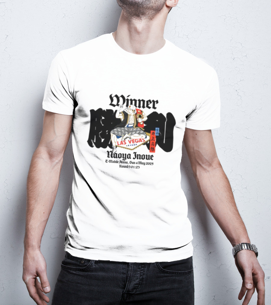Winner Naoya Inoue Las Vegas Nevada 25 De Julio 2023 T-Shirt