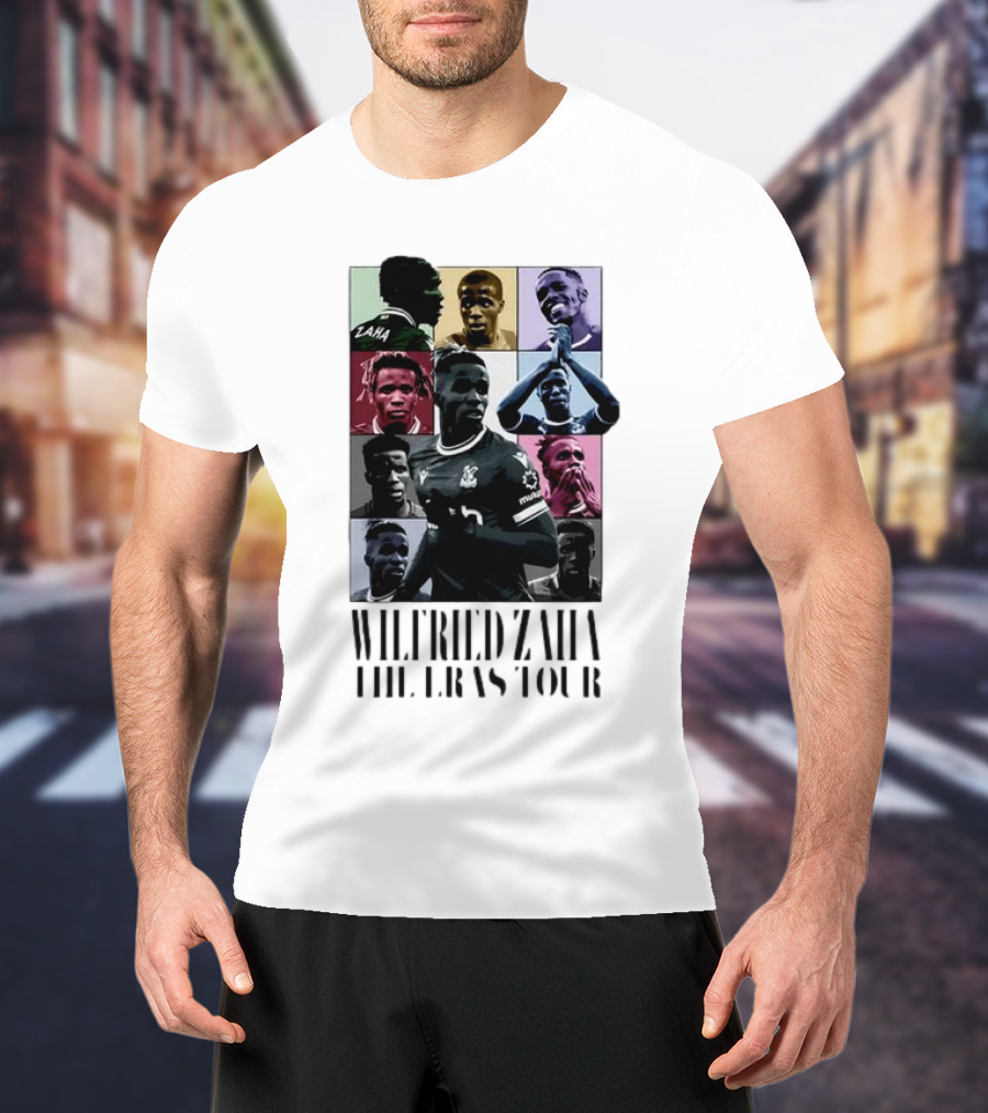 Wilfried Zaha The Eras Tour Crystal Palace Football Collage T-Shirt
