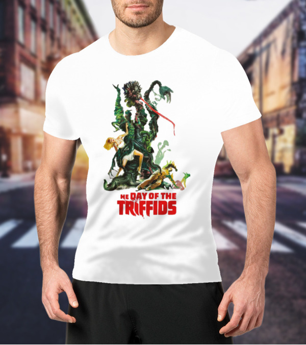 The Day Of The Triffids Classic Movie Horror Imagery T-Shirt