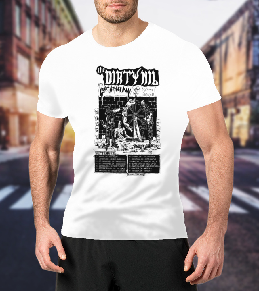 The Dirty Nil Canadian Tour Dates September 2025 T-Shirt