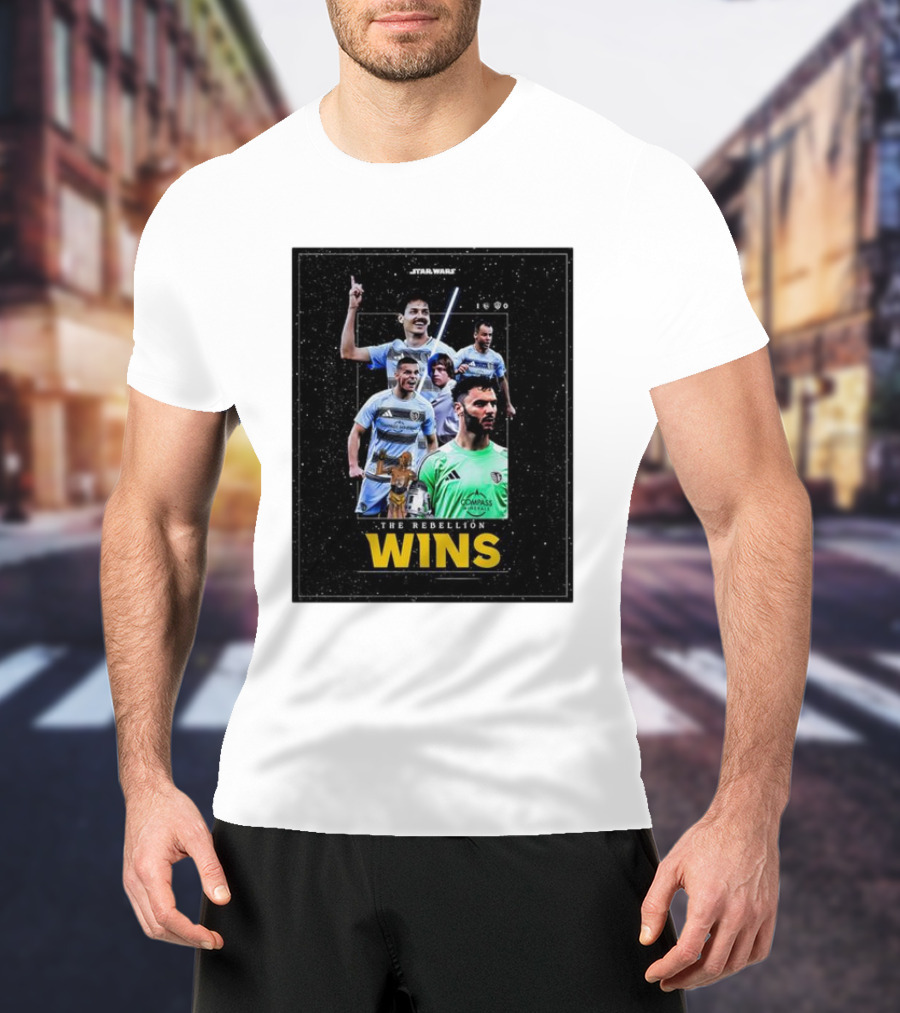 Star Wars The Rebellion Wins Featuring Sporting Kansas City Players T-Shirt