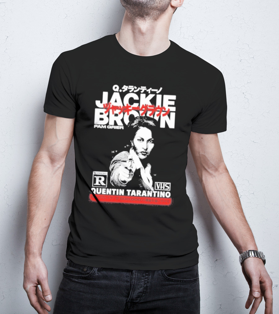 Q. タランティーノ Jackie Brown Pam Grier Quentin Tarantino VHS ジャッキー・ブラウン T-Shirt