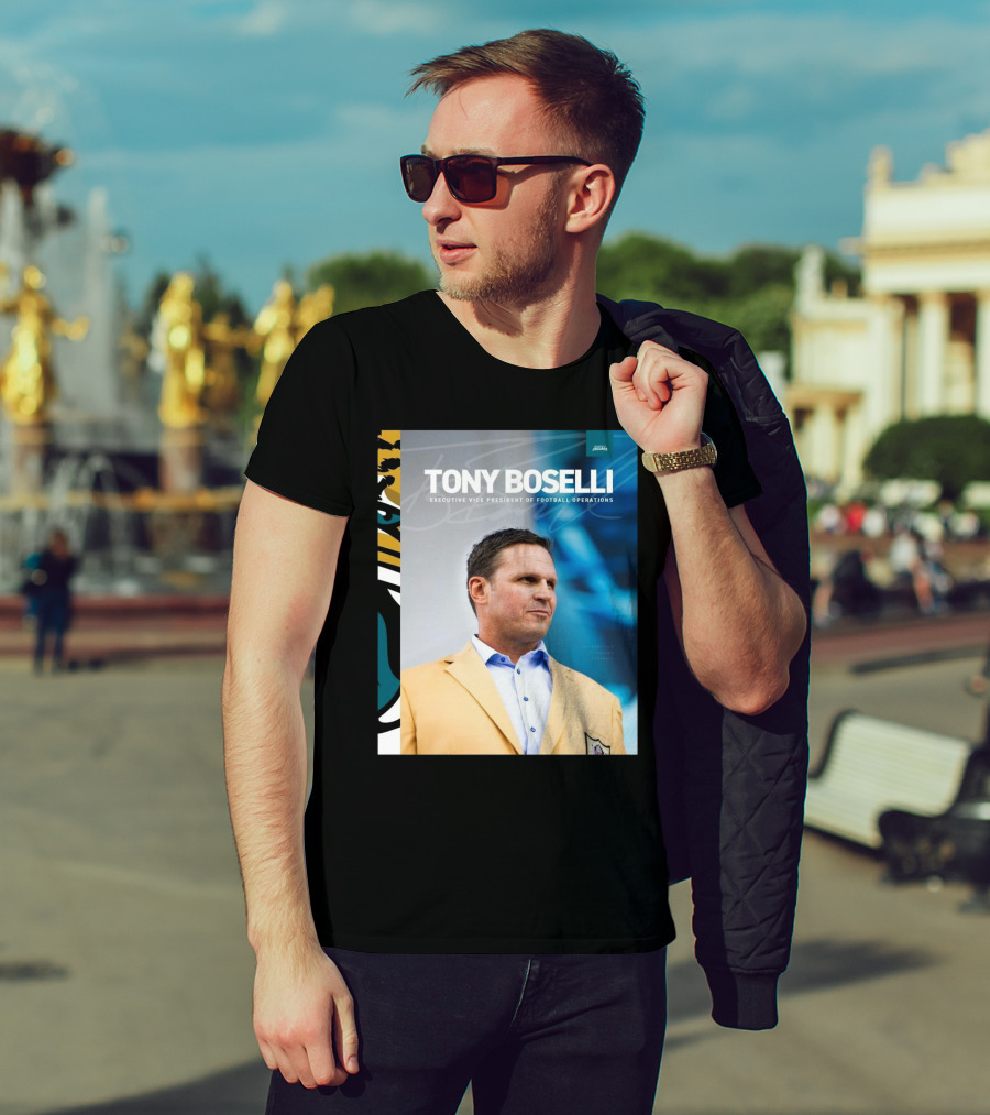 Jacksonville Jaguars Tony Boselli Executive Vice President Of Football Operations T-Shirt